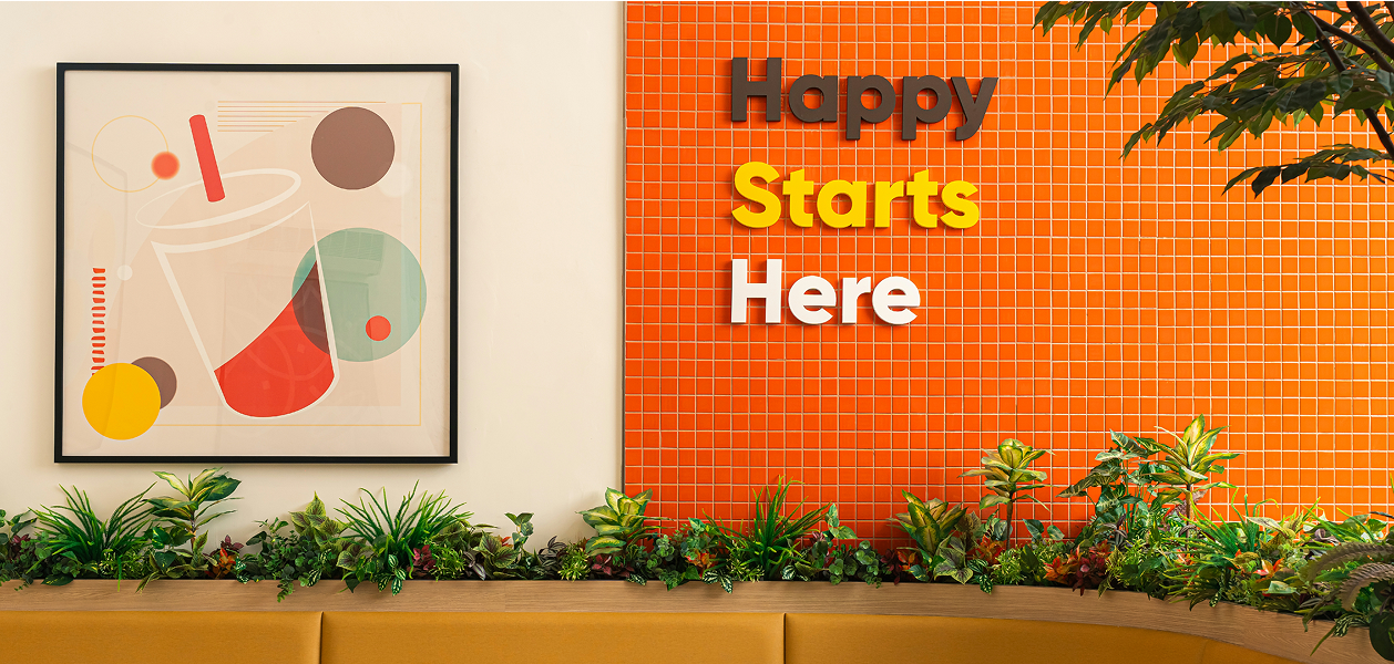 Happy starts here