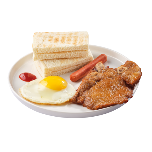 活力豬扒組合餐